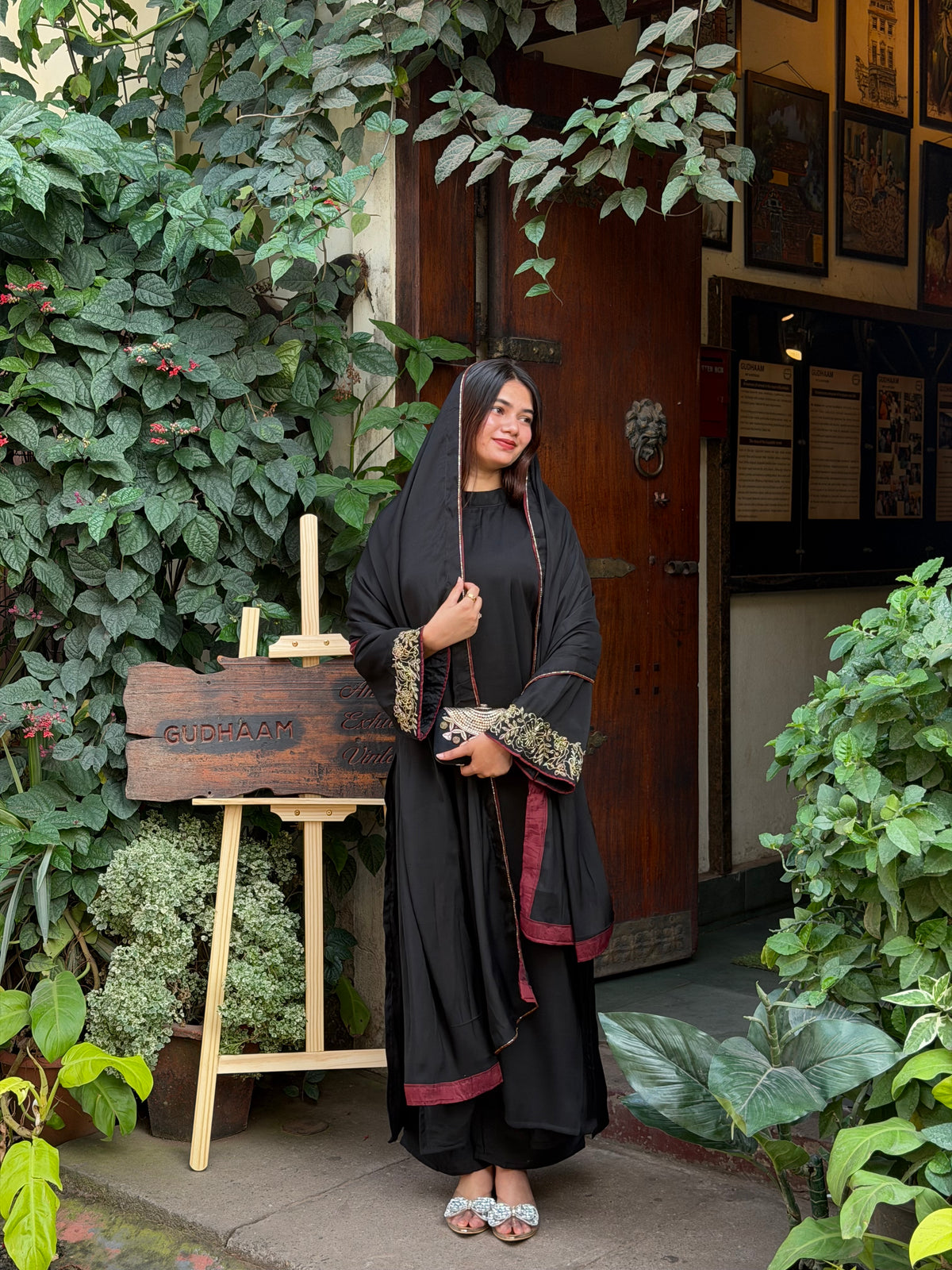 Black Handworked suit