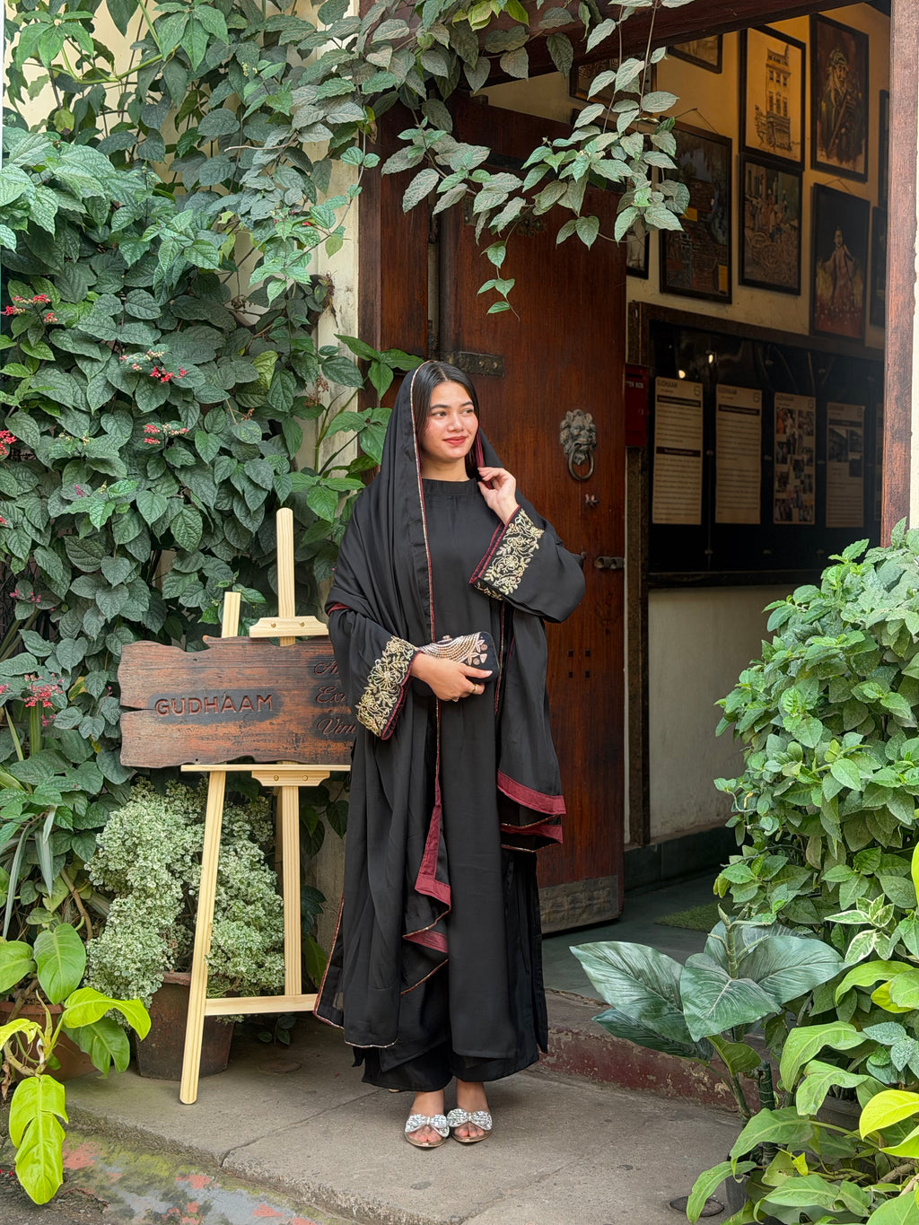 Black Handworked suit