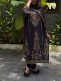 Black muslin suit