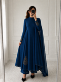 Royal Blue anarkali suit