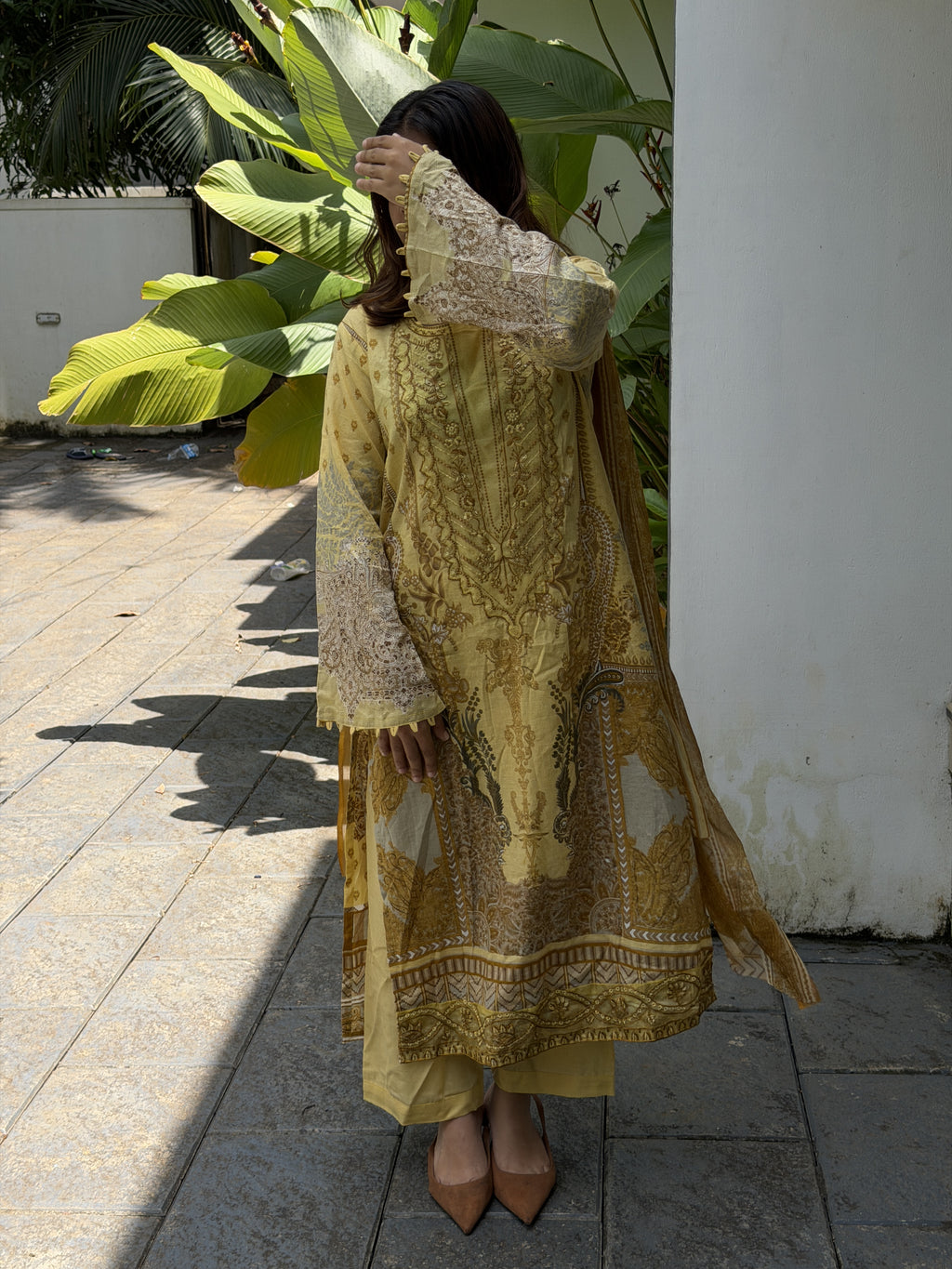Yellow Pakistani suit