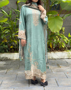 Pastel muslin suit