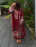 Maroon pakistani suit