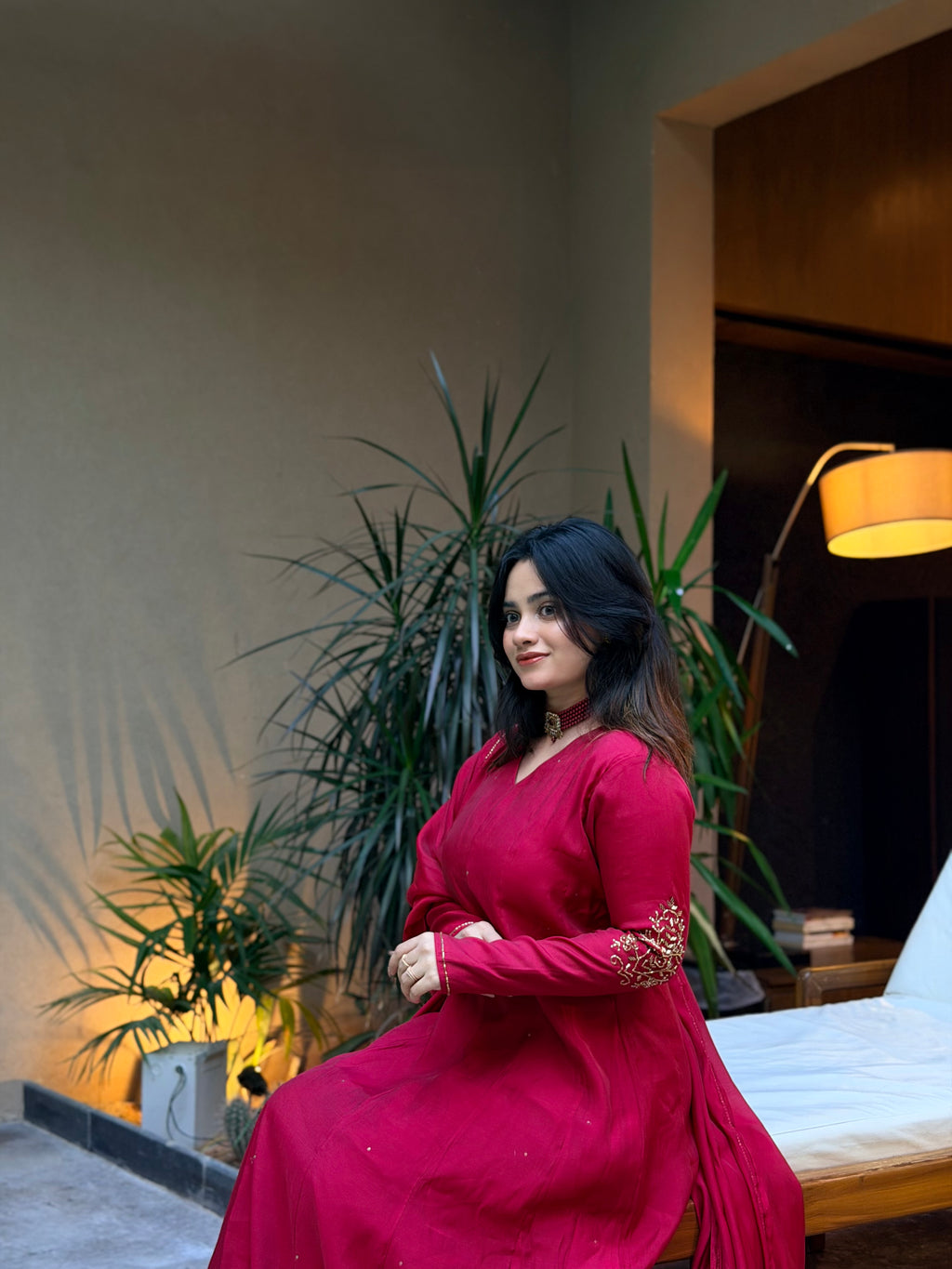 Pure mulchanderi anarkali suit