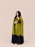 Double shaded premium Handworked suit-1111