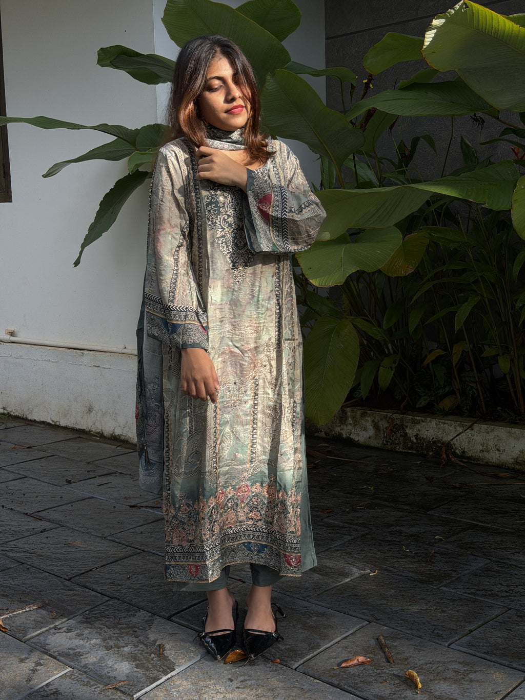 Pure muslin suit-110