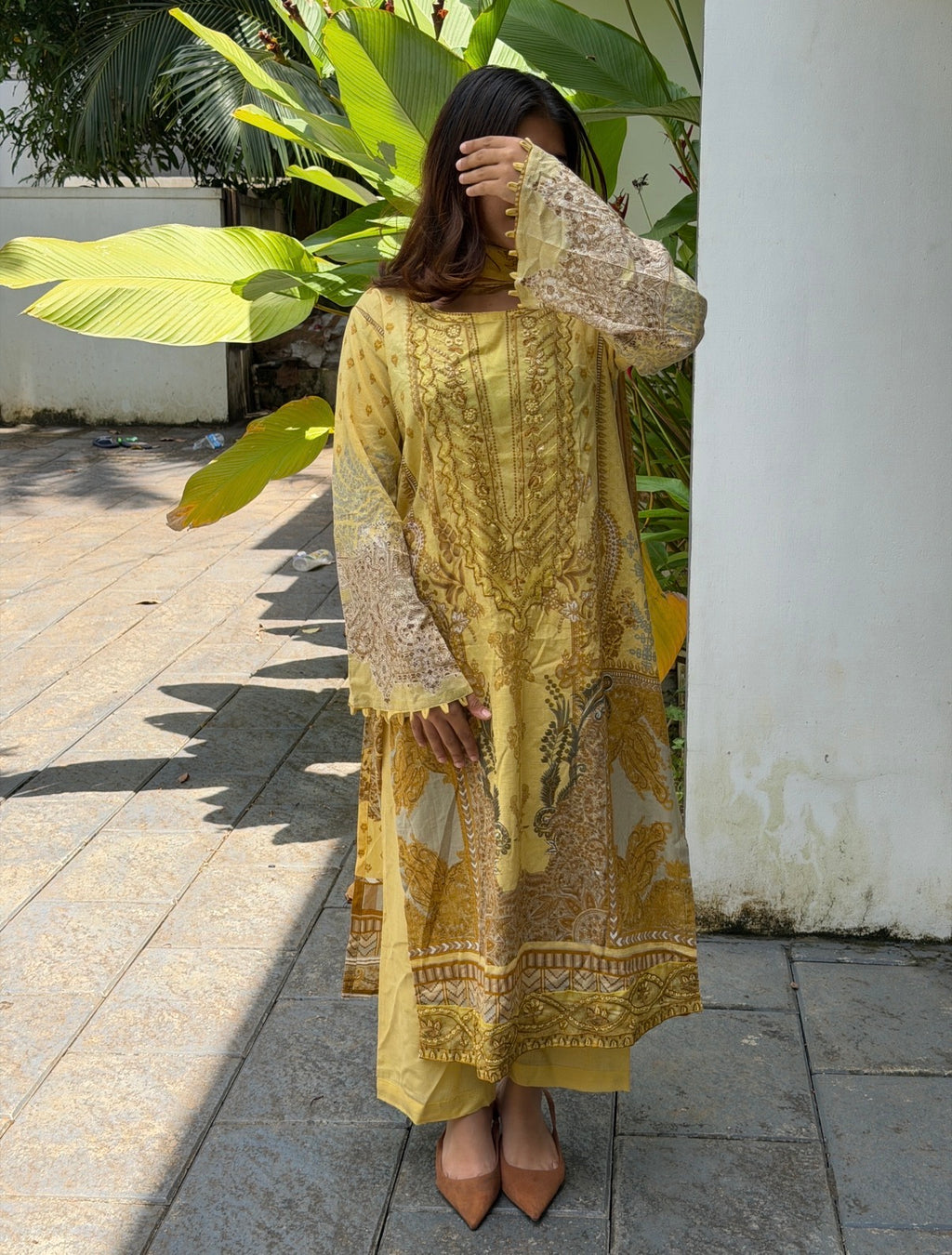 Yellow Pakistani suit
