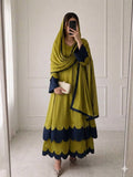 Double shaded anarkali suit-1015