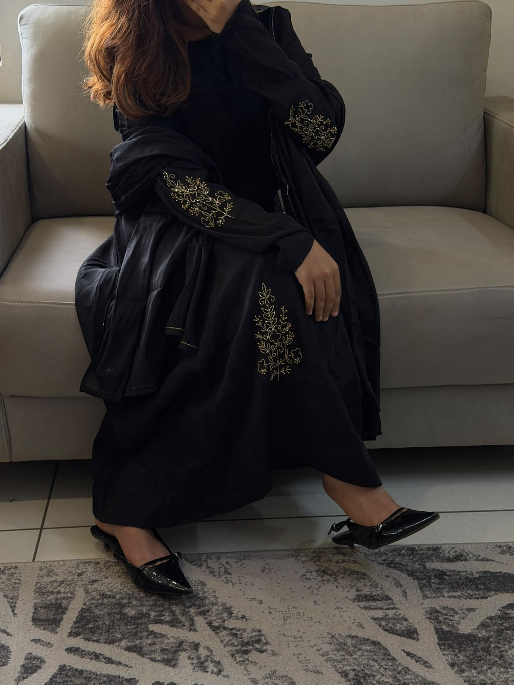 Black handworked suit-103