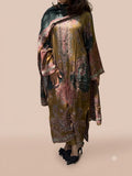 Multicoloured muslin suit