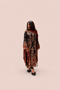 Black & Brown pure muslin suit
