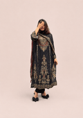 Black muslin suit