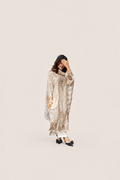 Floral pure muslin suit