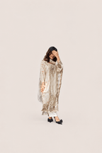 Floral pure muslin suit