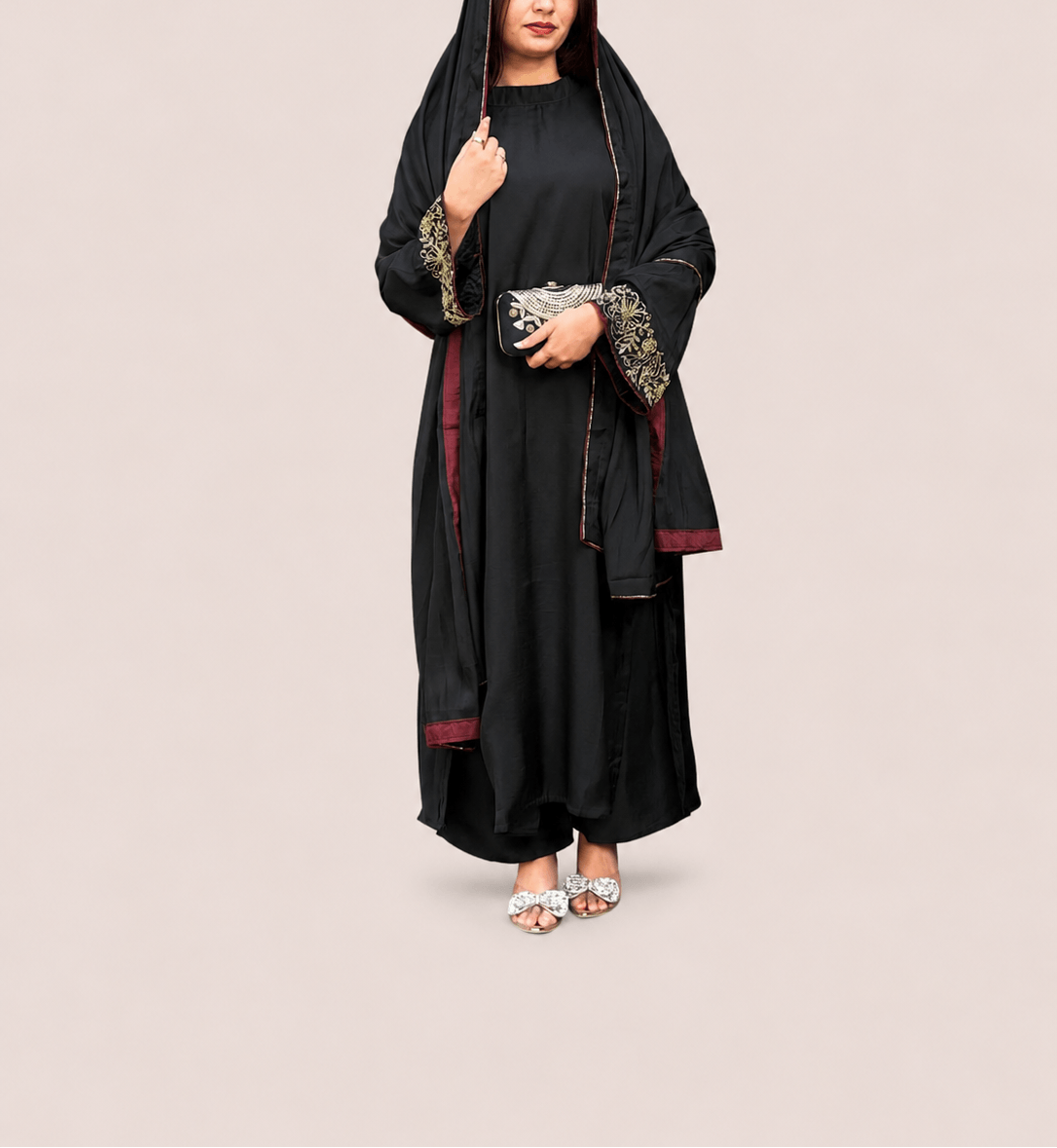 Black Handworked suit