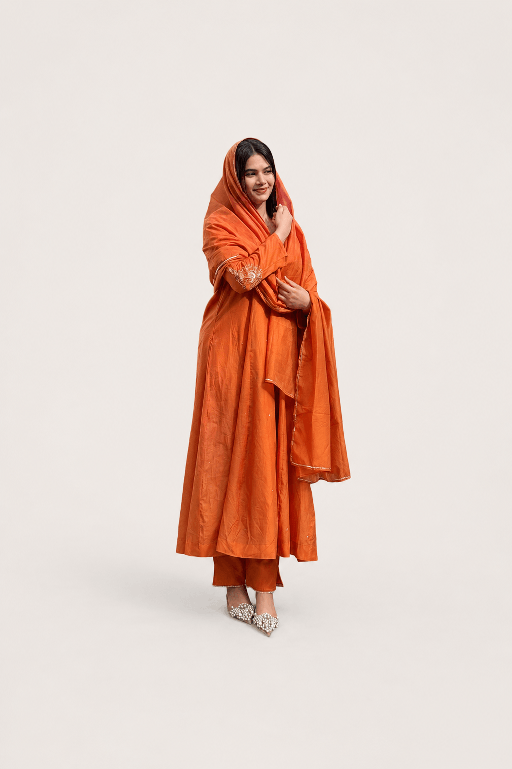 Orange Handworked Suit
