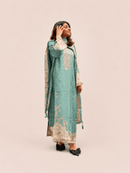Pastel muslin suit