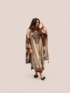 Brown muslin suit